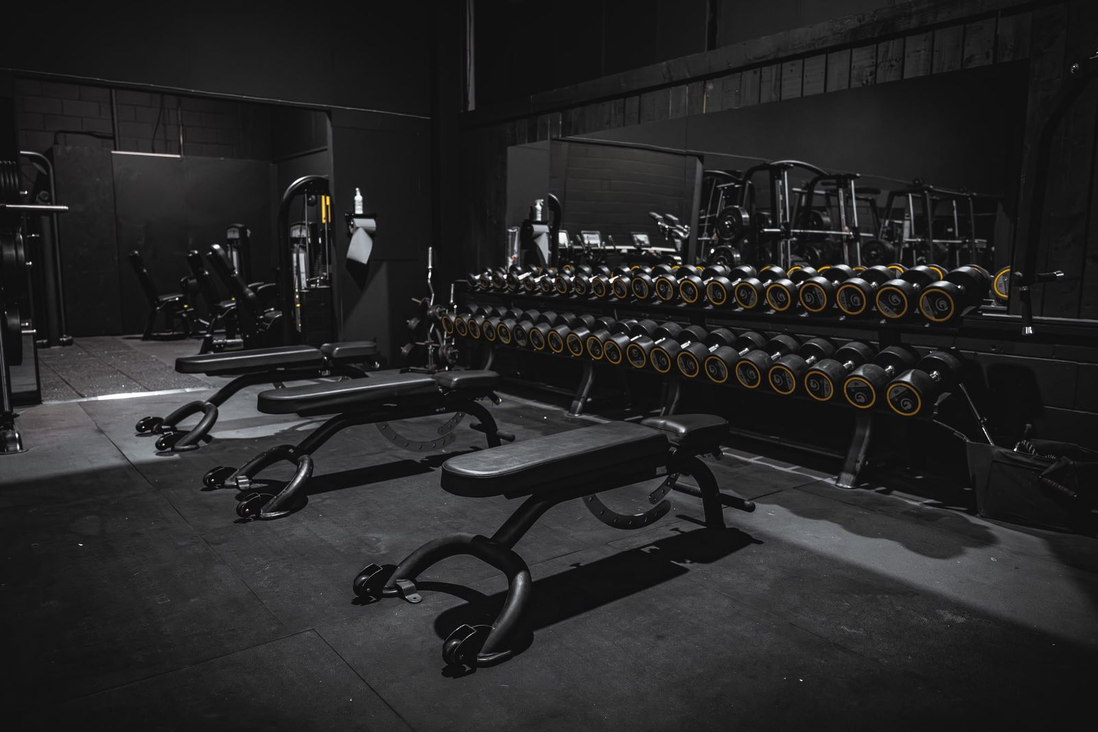 Free-weights area at HYVE